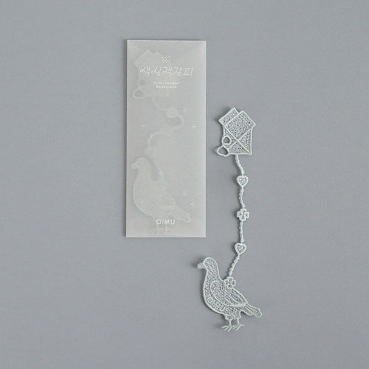 Color Thread Bookmark_Pigeon