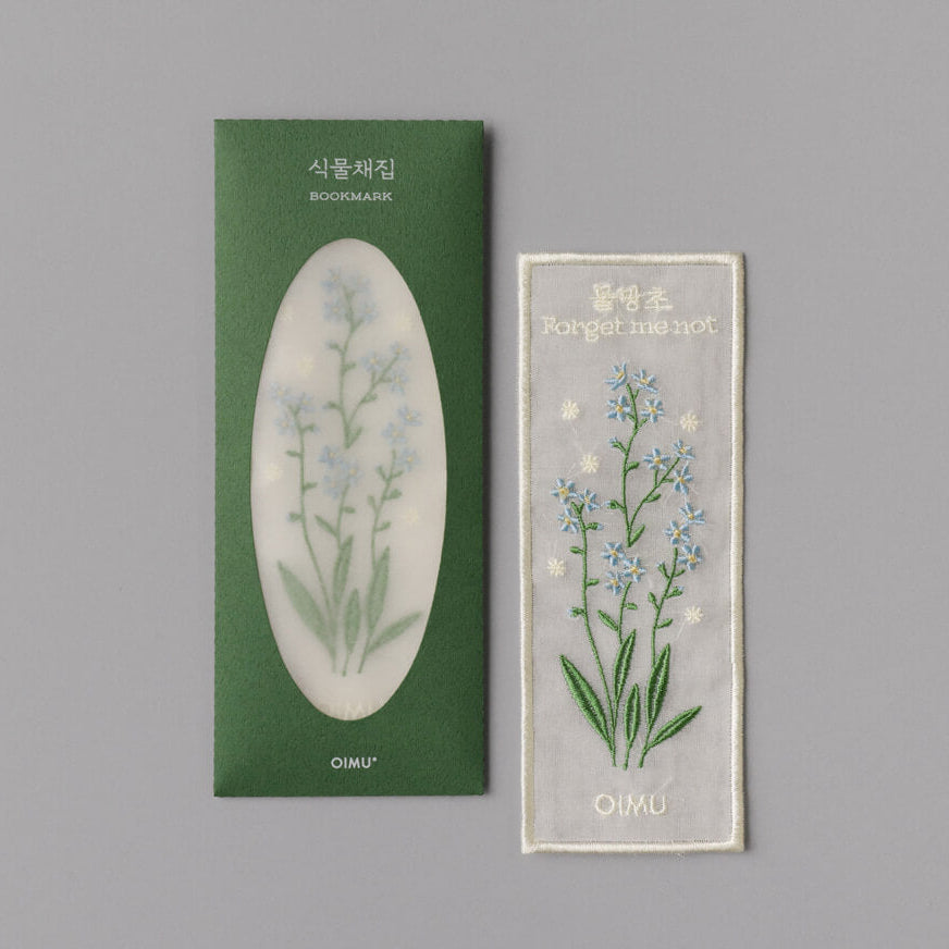 Plant Collecting Bookmark_Forget Me Not