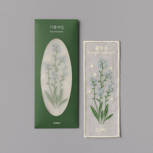 Plant Collecting Bookmark_Forget Me Not