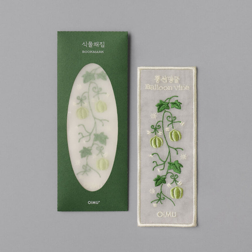 Plant Collecting Bookmark_Balloon Vine