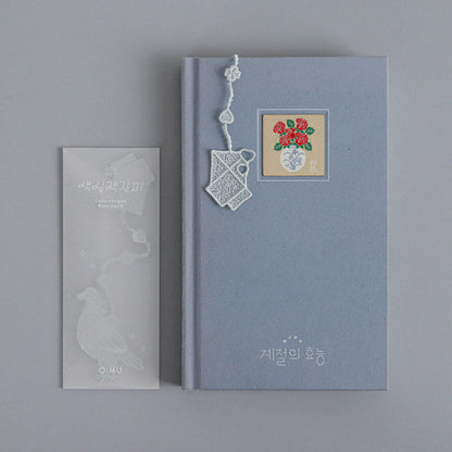 Color Thread Bookmark_Pigeon