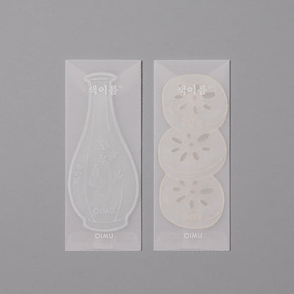 Plant Collecting Bookmark_Snow White