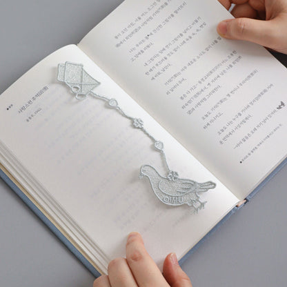 Color Thread Bookmark_Pigeon