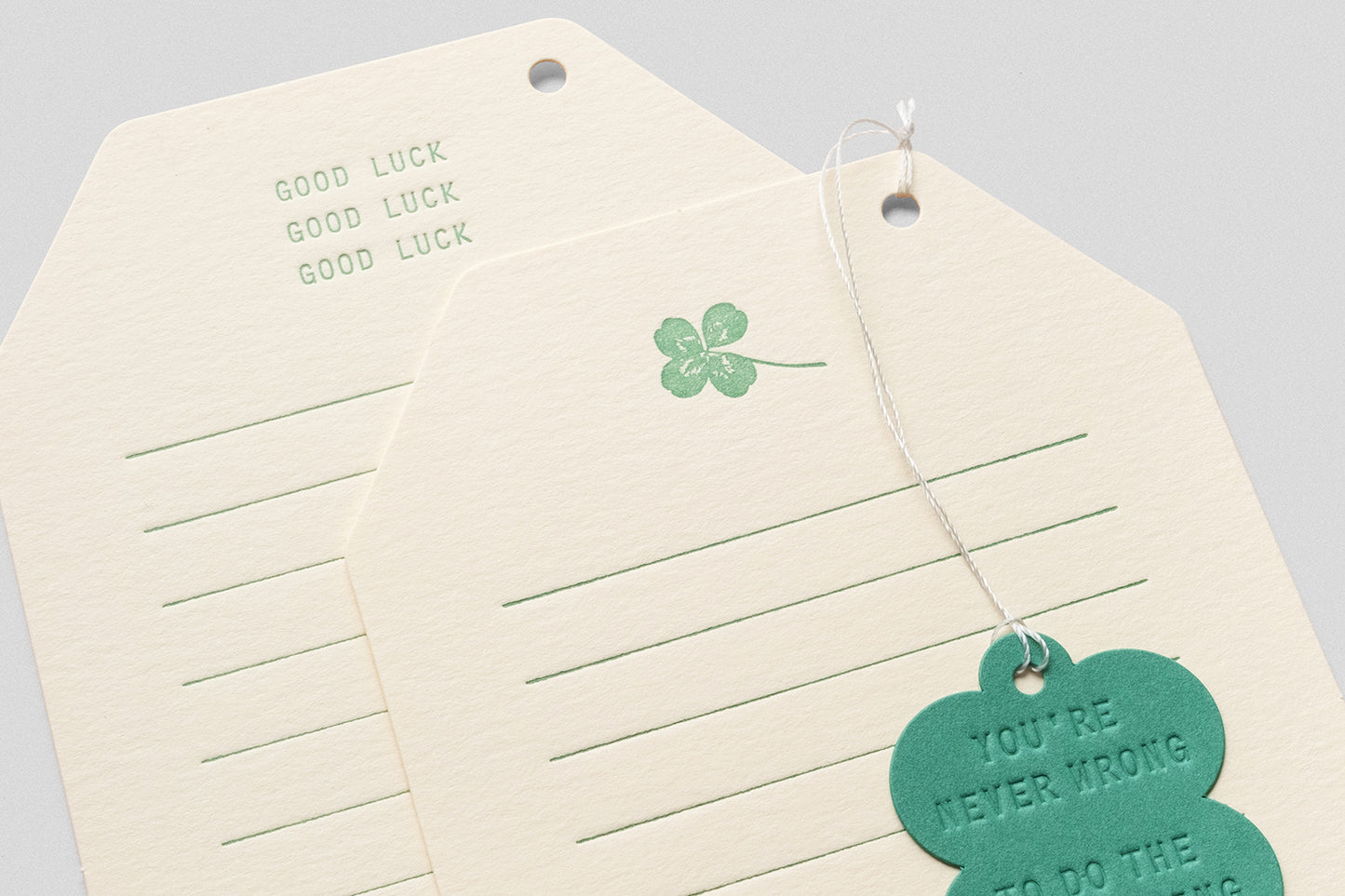 Message Card_GOOD LUCK