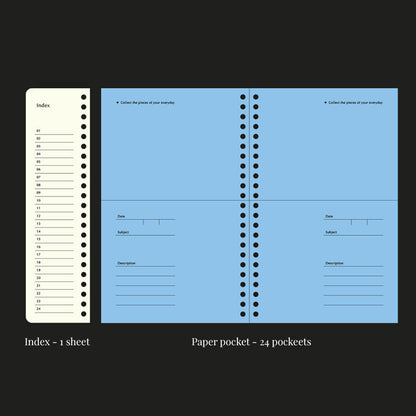 Archive Paper Pocket_Sky Blue