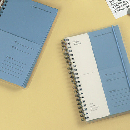 Archive Paper Pocket_Sky Blue