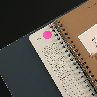 Archive Paper Pocket_Milk Caramel