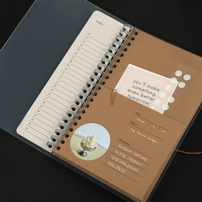 Archive Paper Pocket_Milk Caramel
