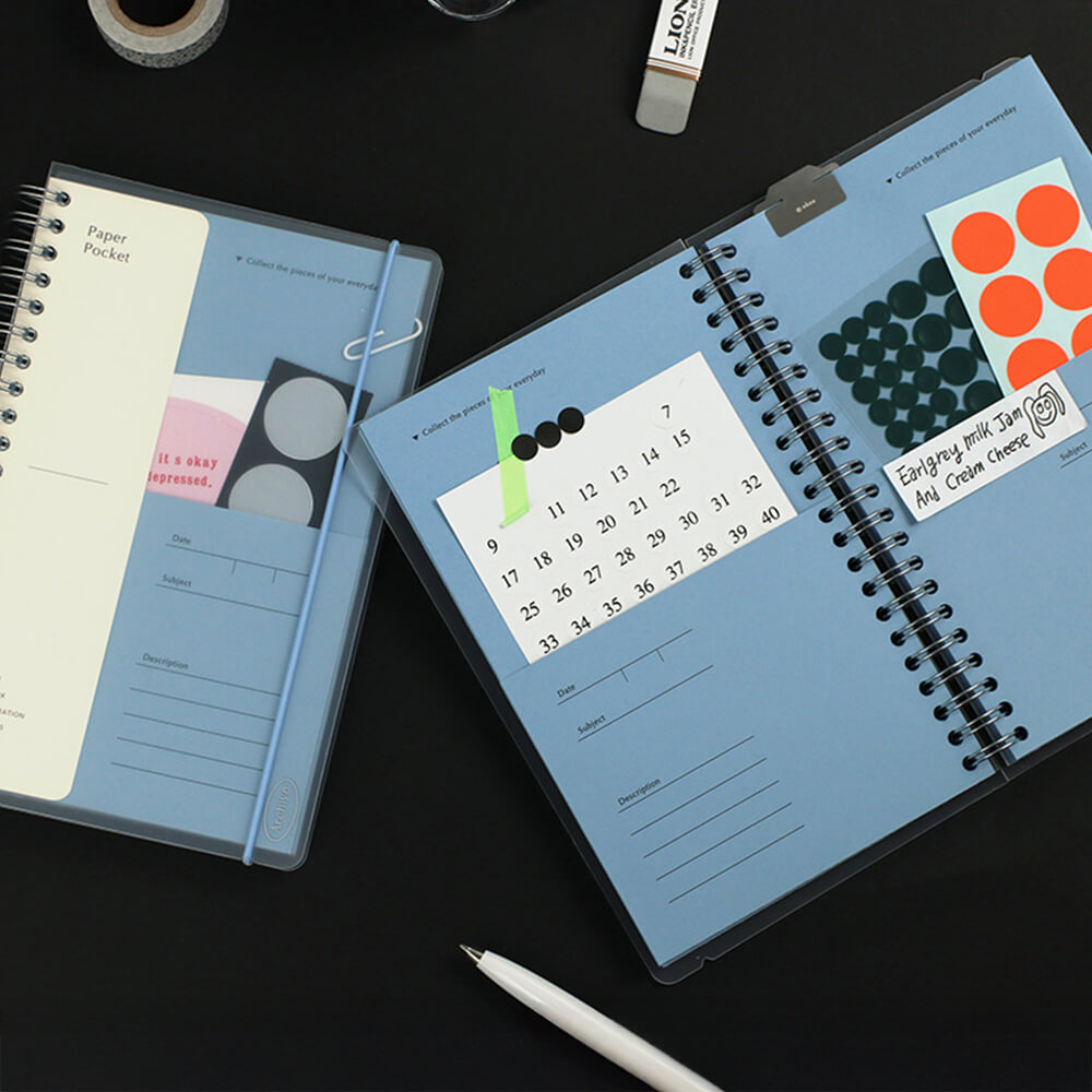 Archive Paper Pocket_Sky Blue
