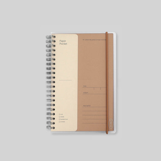 Archive Paper Pocket_Milk Caramel