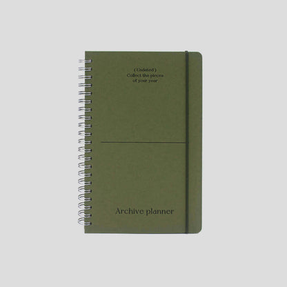 Archive Planner_Olive Green