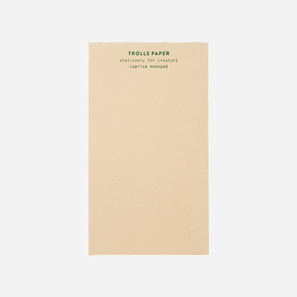 Caprice Memo Pad (Beige)