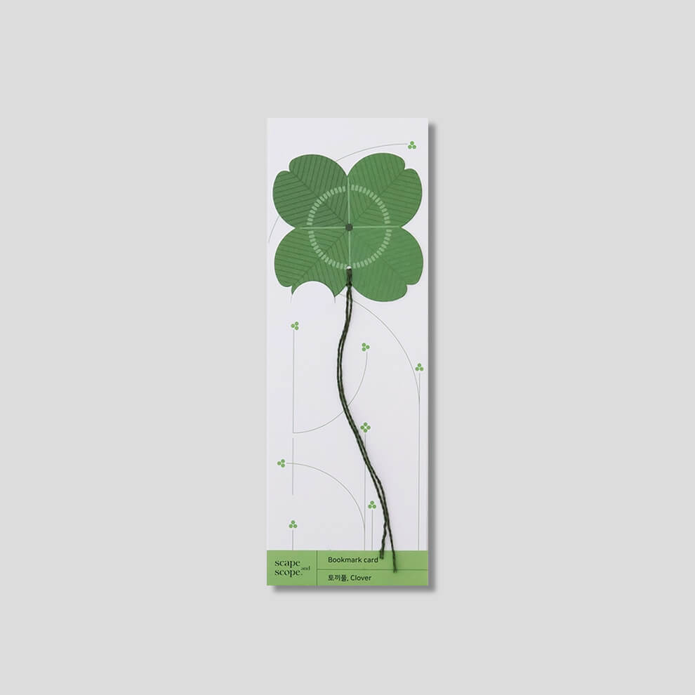 Bookmark Card_Clover