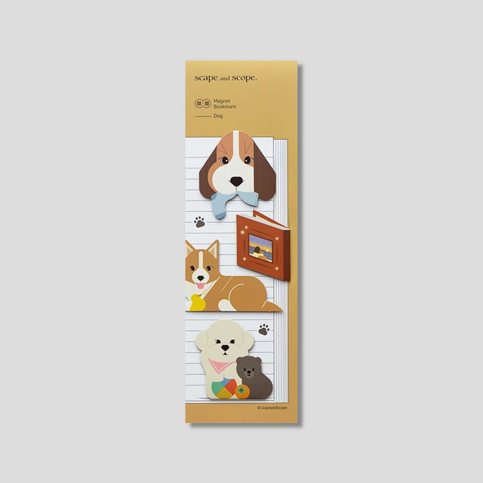 Dog Edition Magnetic Bookmarks