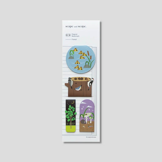 Forest Edition Magnetic Bookmarks