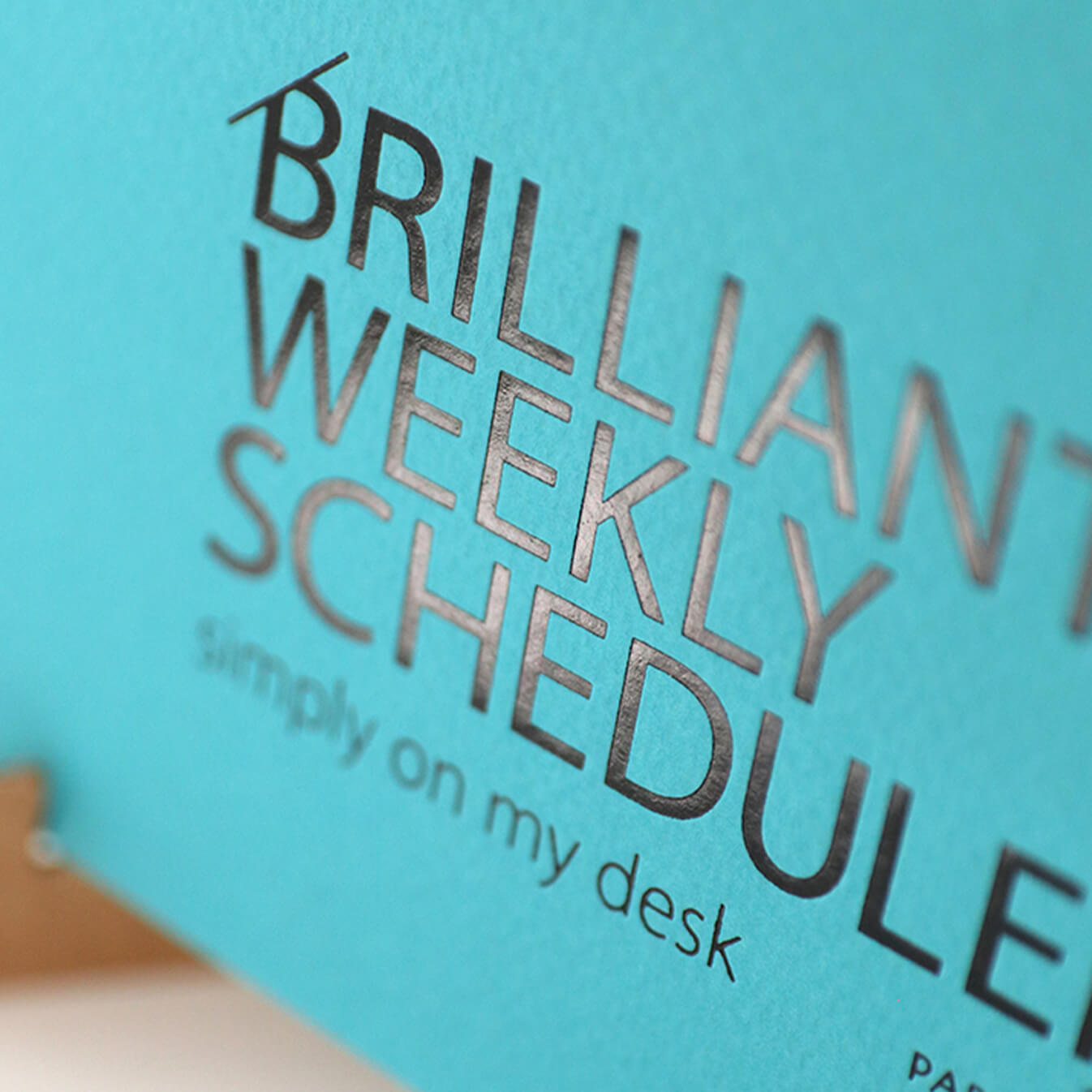 Brilliant Weekly Scheduler_Vintage Red