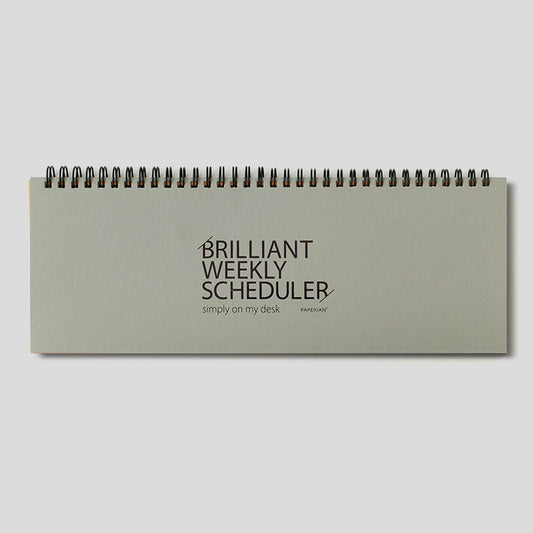 Brilliant Weekly Scheduler_Stone Gray