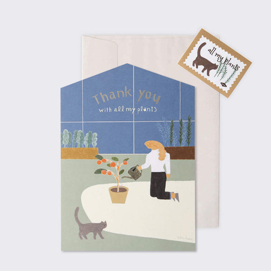 Jumbo Greeting Card Sojak_With All My Plants