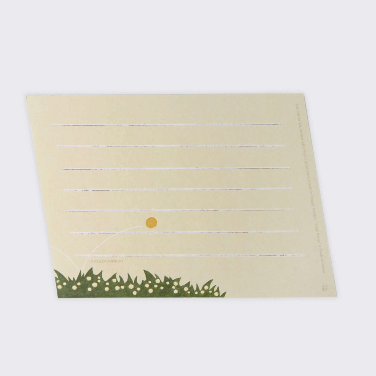 Sojak Greeting Card_Ping Pong