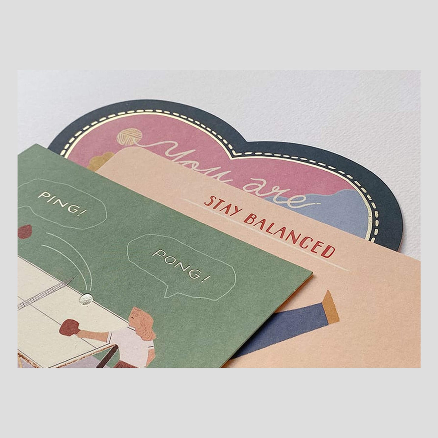 Sojak Greeting Card_Ping Pong