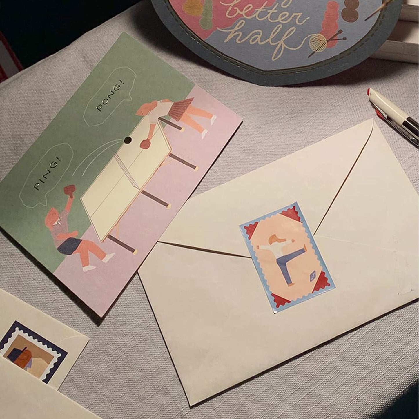 Sojak Greeting Card_Stay Balanced