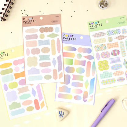 Color Palette Sticker_Shapes
