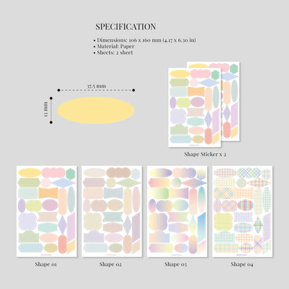 Color Palette Sticker_Shapes