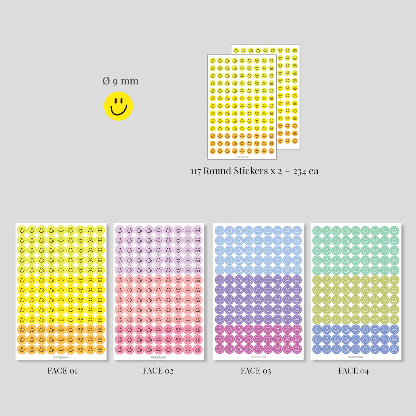 Color Palette Sticker_Face