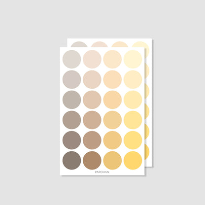 Color Palette Sticker_Round