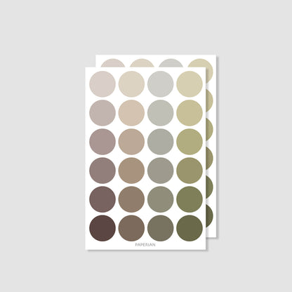 Color Palette Sticker_Round