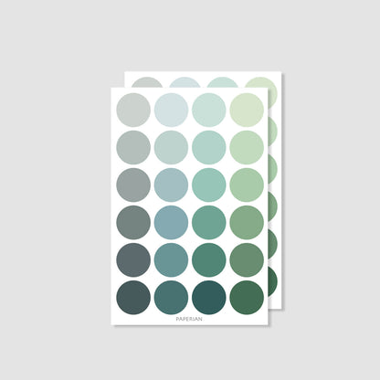 Color Palette Sticker_Round