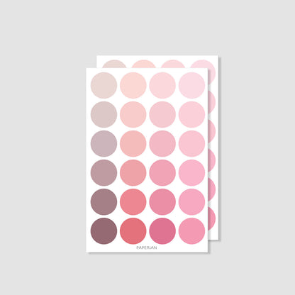 Color Palette Sticker_Round