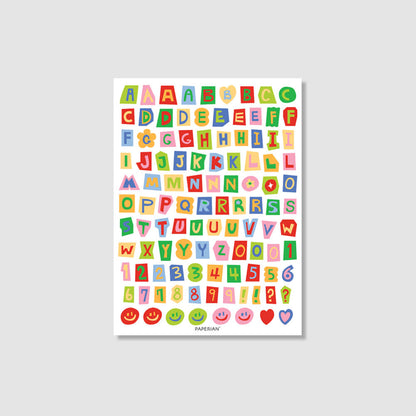 Color Sticker_Alphabet