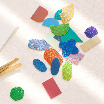 The Color Palette Shape Sticker