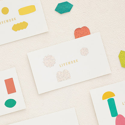 The Color Palette Shape Sticker