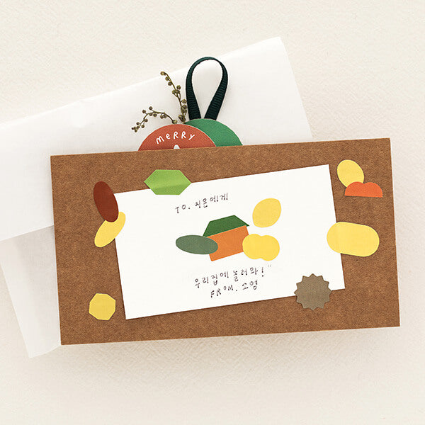 The Color Palette Shape Sticker