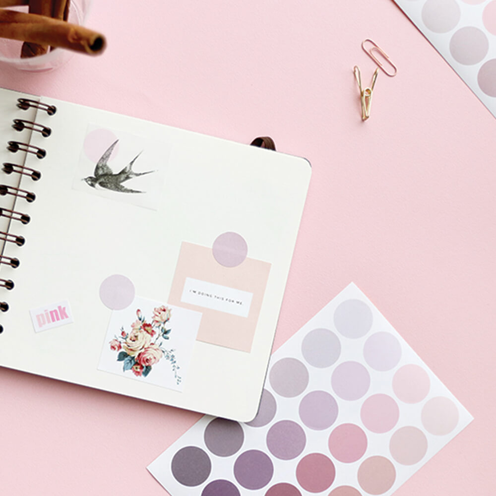 Color Palette Sticker_Round