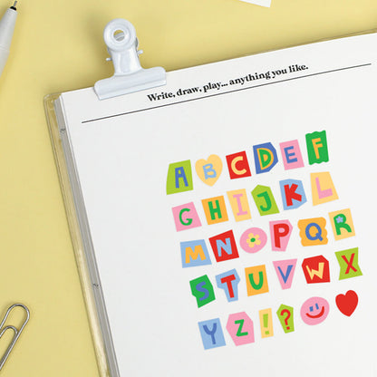 Color Sticker_Alphabet