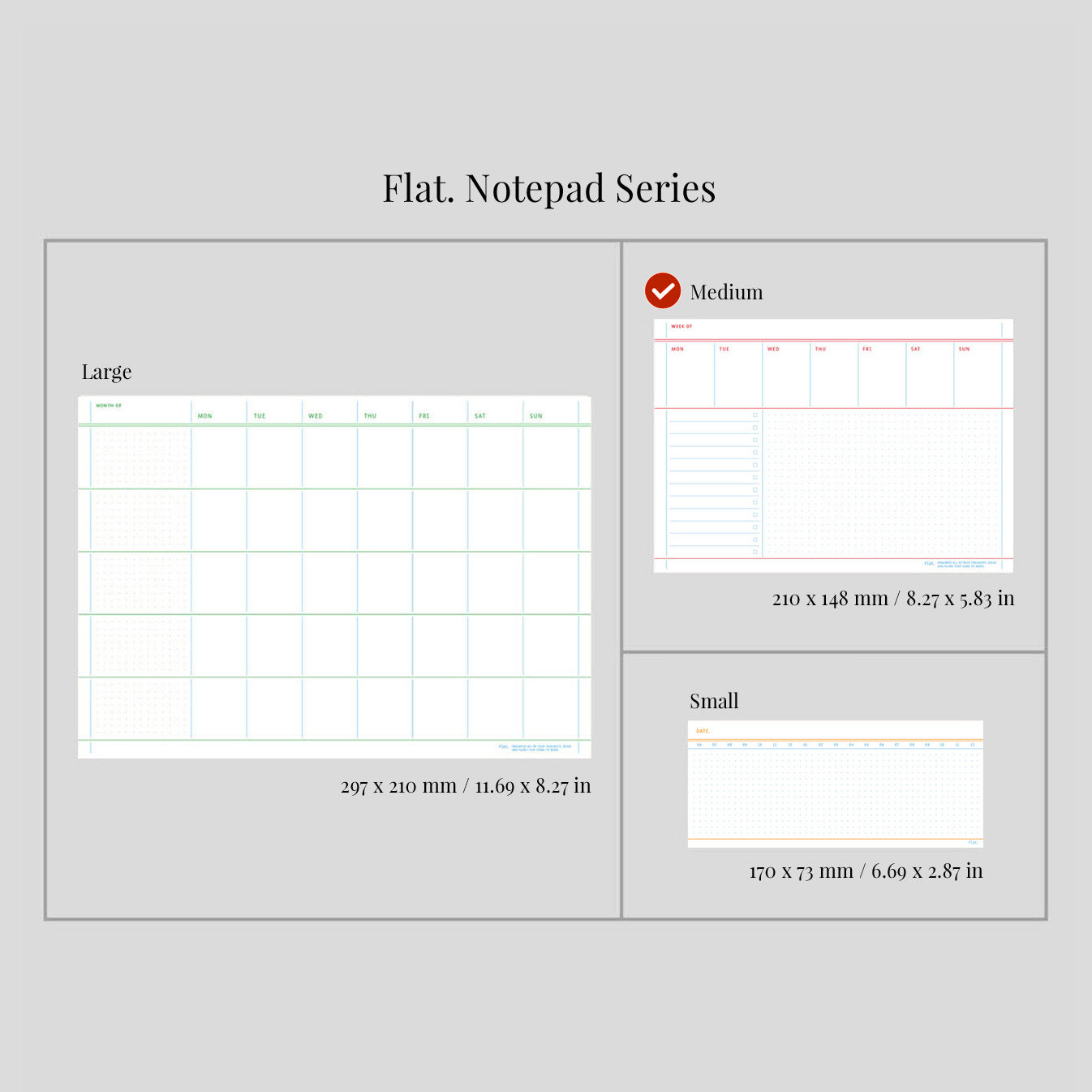 Flat Notepad A5 [M]