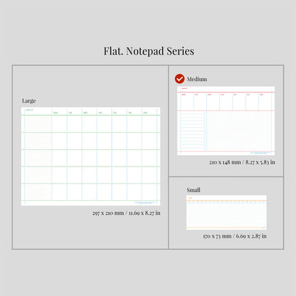 Flat Notepad A5 [M]