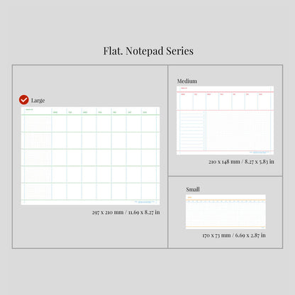 Flat Notepad A4 [L]