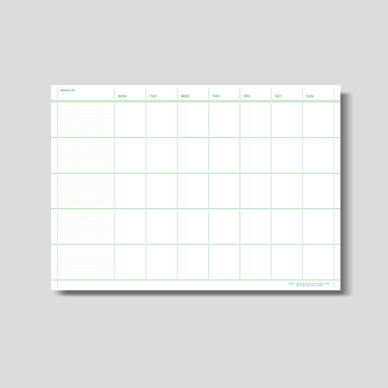 Flat Notepad A4 [L]