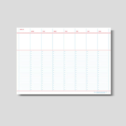 Flat Notepad A4 [L]