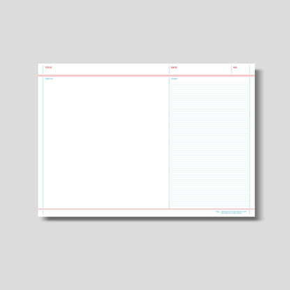 Flat Notepad A4 [L]