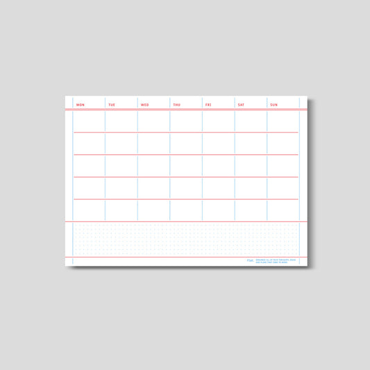 Flat Notepad A5 [M]