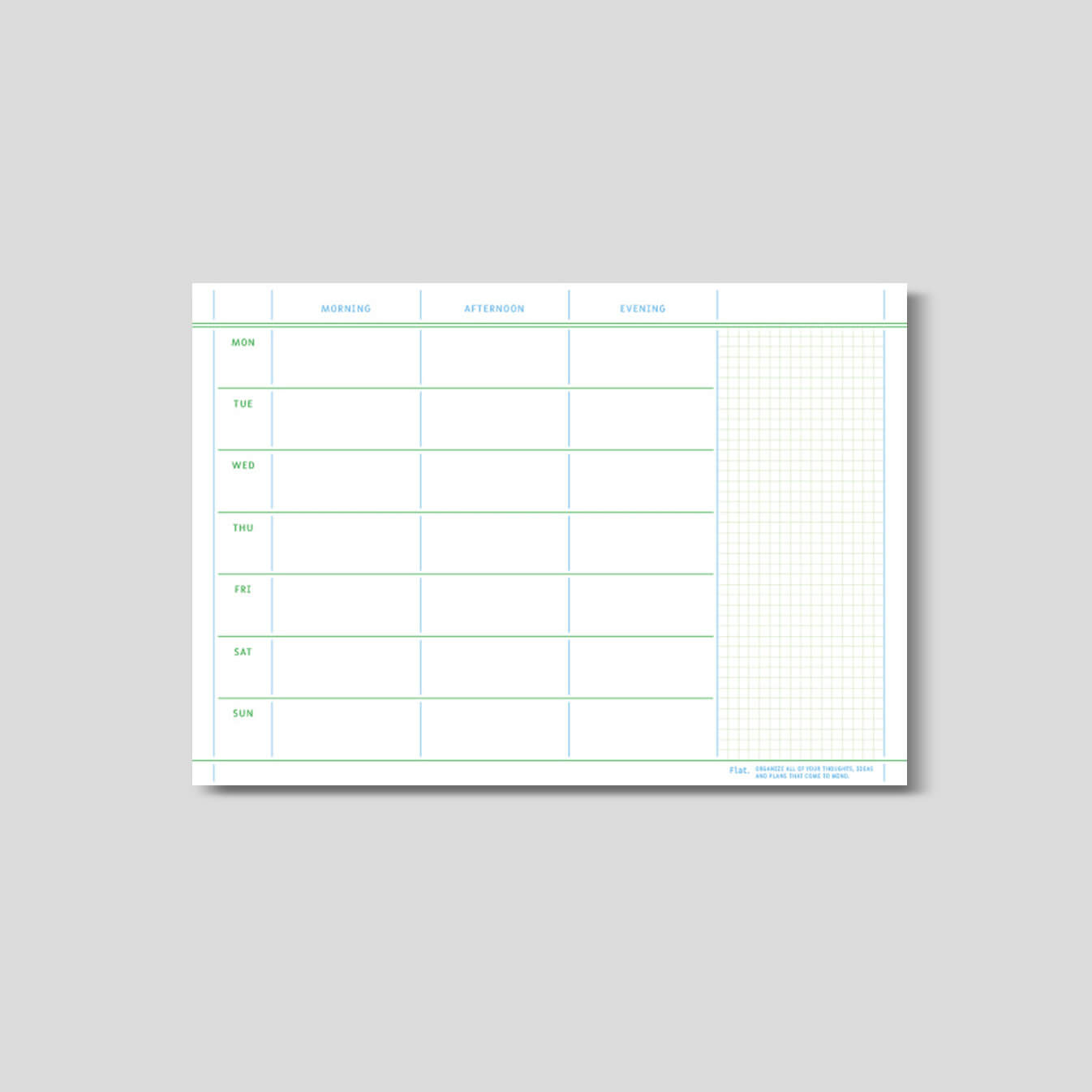 Flat Notepad A5 [M]
