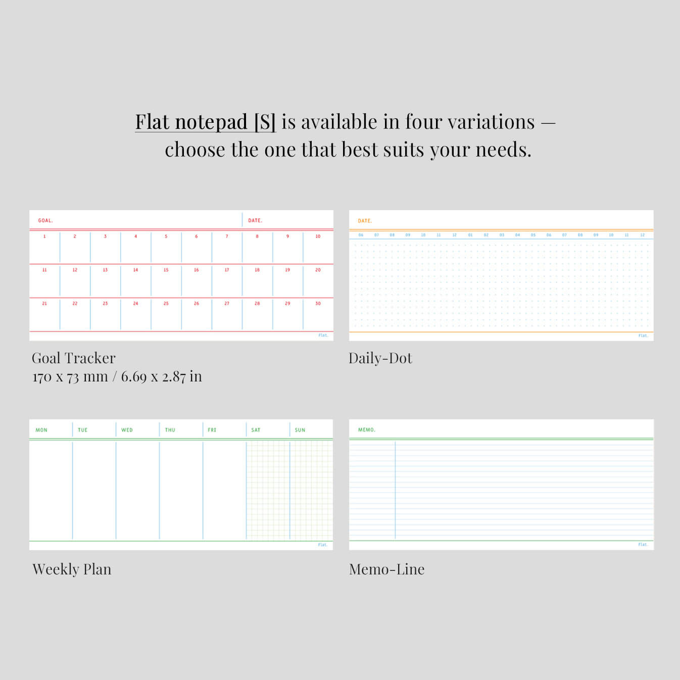 Flat Notepad [S]