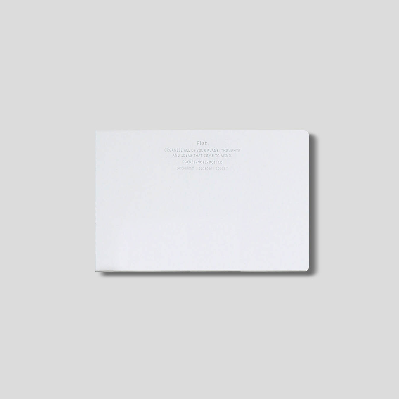 Flat Pocket Note / Dotted