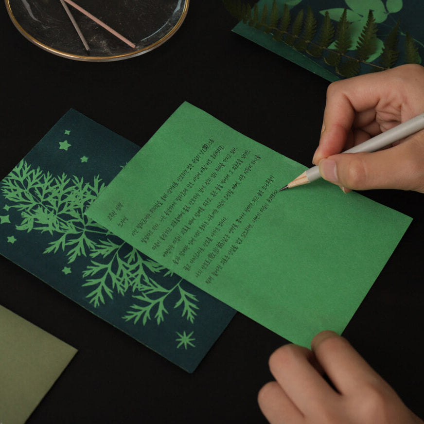 Cyanotype Card Making Kit_Dried Grass