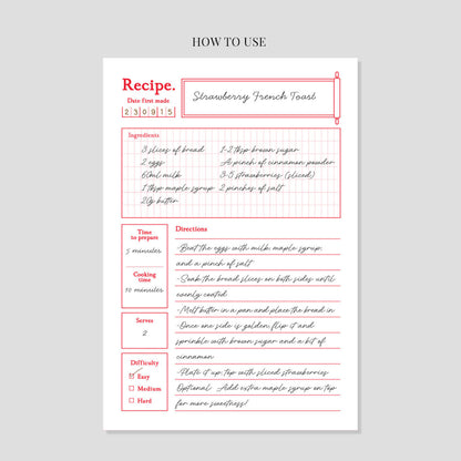 Homemade Cook Book_French Blue